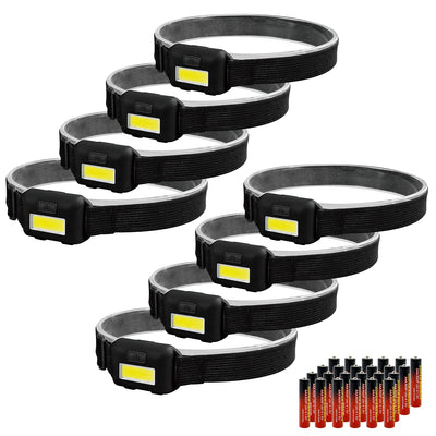 8 Pack Led Headlamp for Adults and Kids