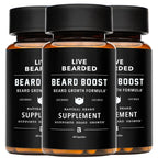 Beard Boost Beard Growth Vitamins for Men, 90-Day Supply