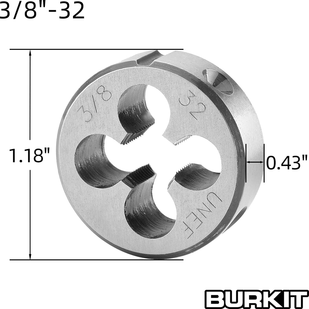 Burkit 3/8"-32 UNEF Tap and Die Set Right Hand