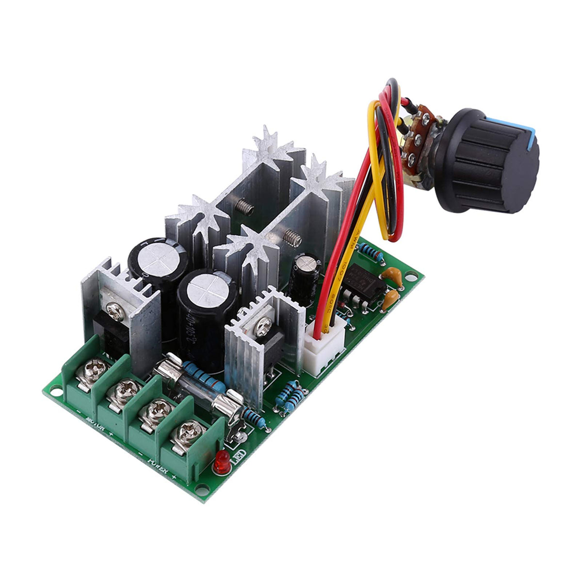 Moofey 20A DC10-60V PWM Controller, Dc Motor Speed Controller, High Power Driver Module Current Regulator