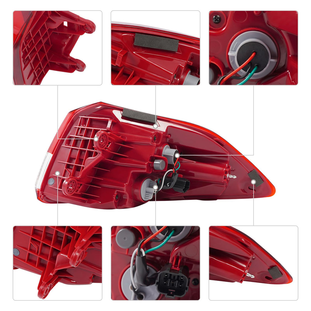 Tail Light for 2016-2018 Hyundai Tucson, Rear Lamp Driver Side Taillight (Halogen Taillight Version), OEM 92401D3010