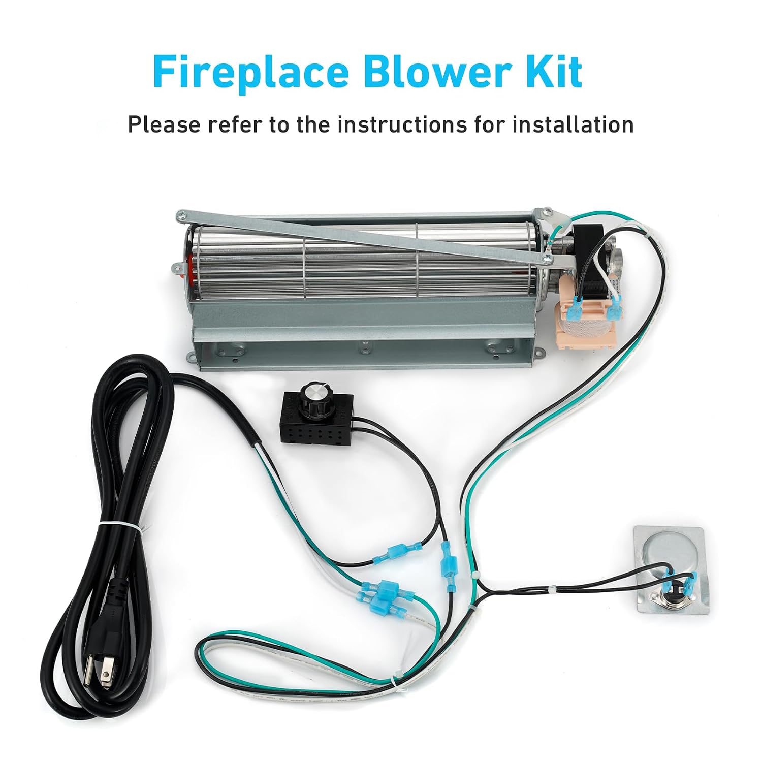 Fireplace Blower Fan Kit for Heatilator GFK4B GFK4 FK4 GFK4A