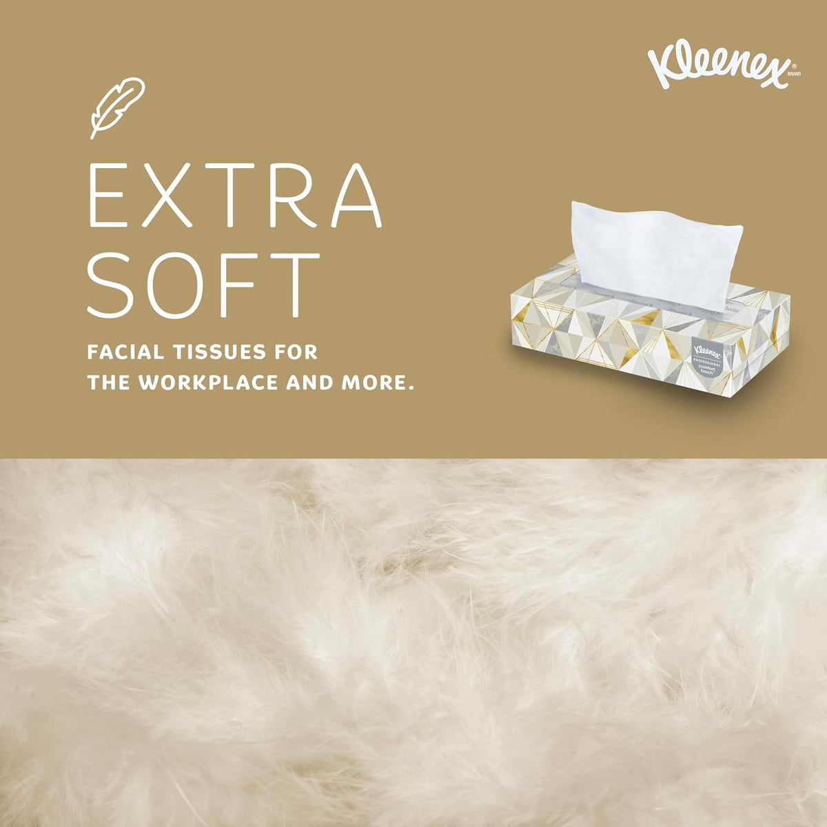 Kleenex Professional Facial Tissue, Bulk, 48 Boxes x 125 Tissues (21606)