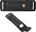 Knife Sheath,Belt Buckle Knife Sheath,Leather Knife Sheaths for Belt,Pocket Knife Folding EDC Belt Knife Holster,Open
