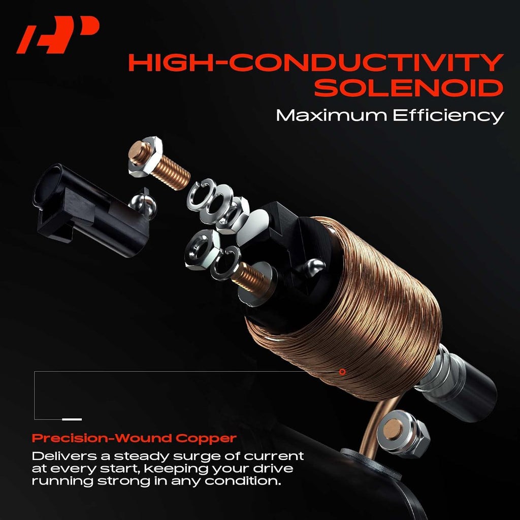 A-Premium Starter Motor, 12V 1.6KW 10 Teeth CW, Compatible with Toyota