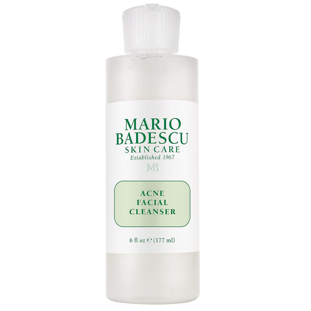 Acne Facial Cleanser for Combination & Oily Skin, Oil-Free Face Wash with Salicylic Acid & Aloe Vera, Deep Pore Clean