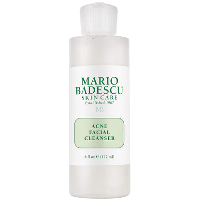 Acne Facial Cleanser for Combination & Oily Skin, Oil-Free Face Wash with Salicylic Acid & Aloe Vera, Deep Pore Clean