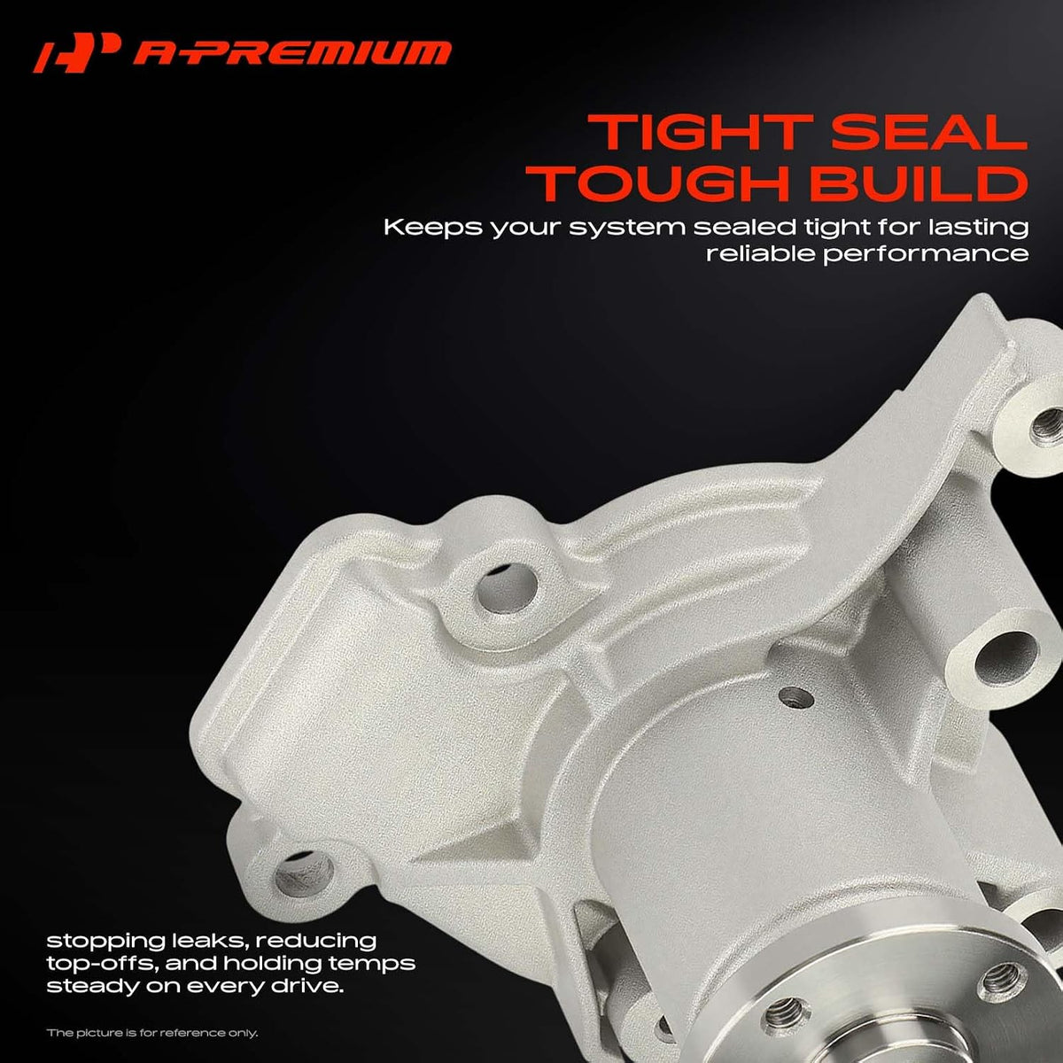 A-Premium Engine Water Pump with Gasket Compatible with Hyundai Elantra 1996-2012, Tiburon 1997-2001/2003-2008, Tucson 2005-2009 & Kia Soul 2010-2011, Spectra 2004-2009, Spectra5 05-09, 1.8L 2.0L DOHC