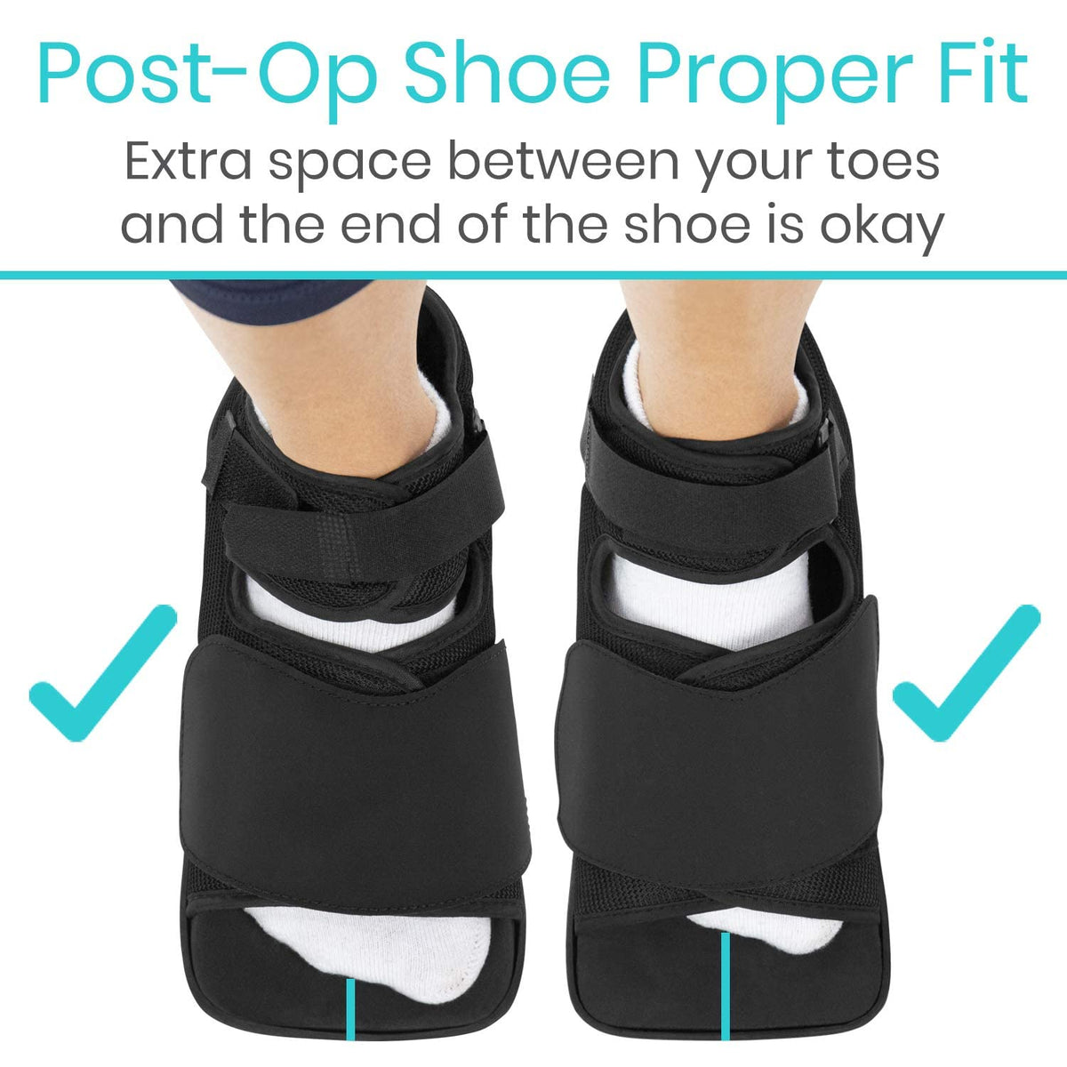 Wedge Post-Op Shoe - Offloading Boot for Heel or Ankle Pain - Medical