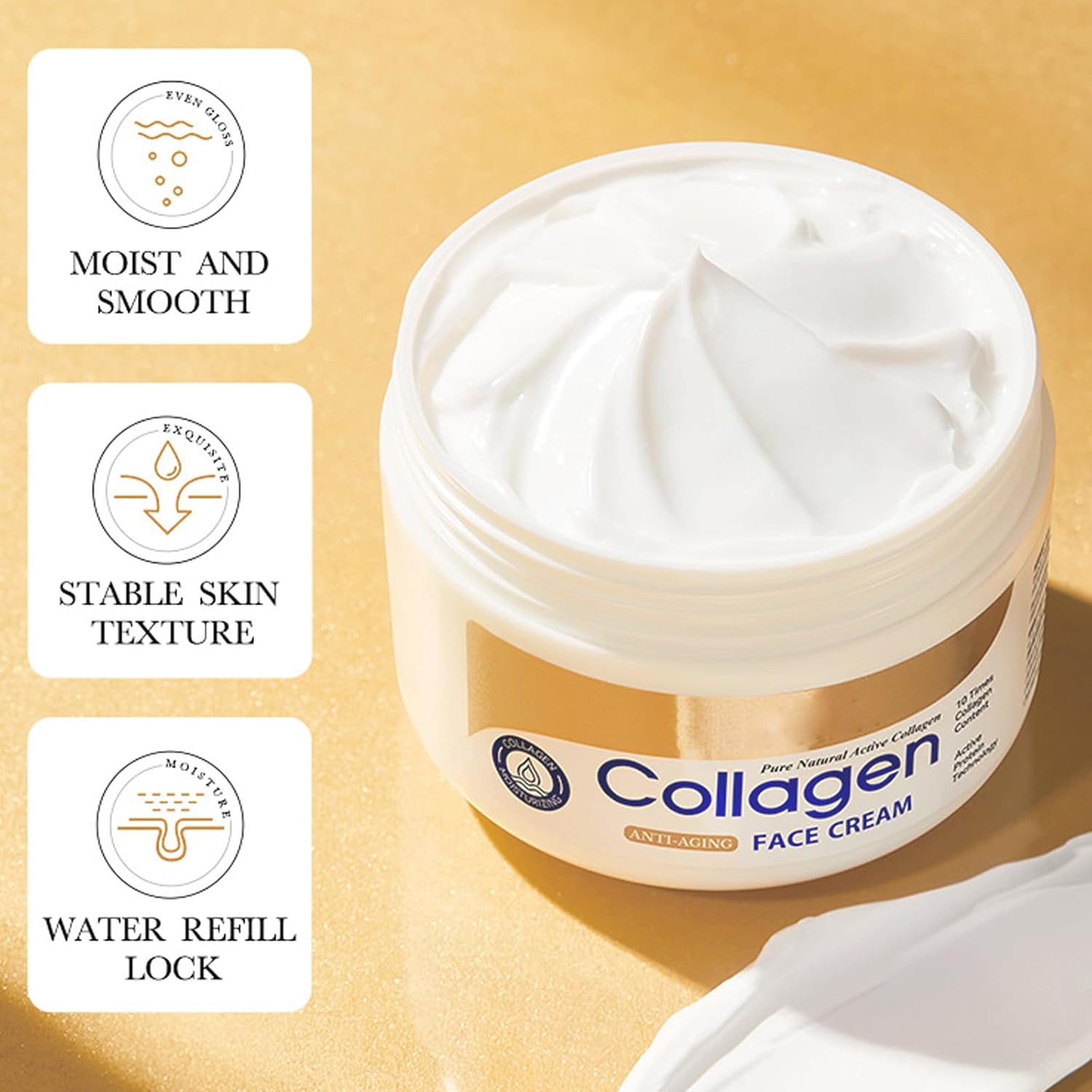 Collagen Skin Care Set, 6Pcs Face Care Sets for Older Women, Firming Skin, Shrink Pores, Smooth Wrinkles, Hydrating