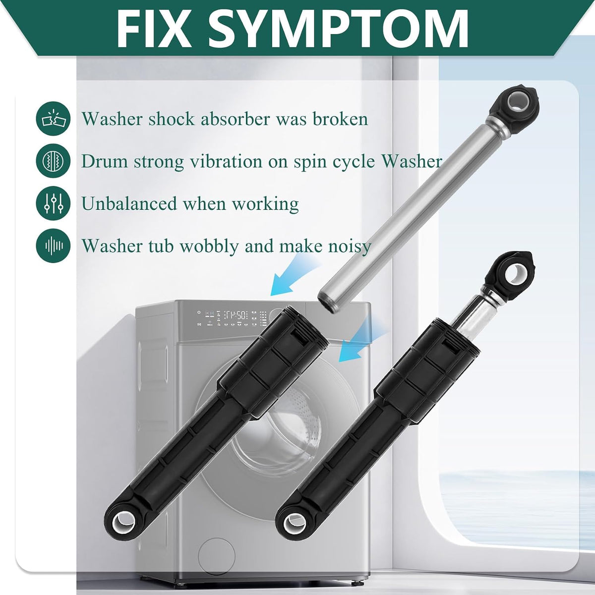 5304491701 Washer Shock Absorbers 4PCS Fit for 5304491701 137040900 3017769