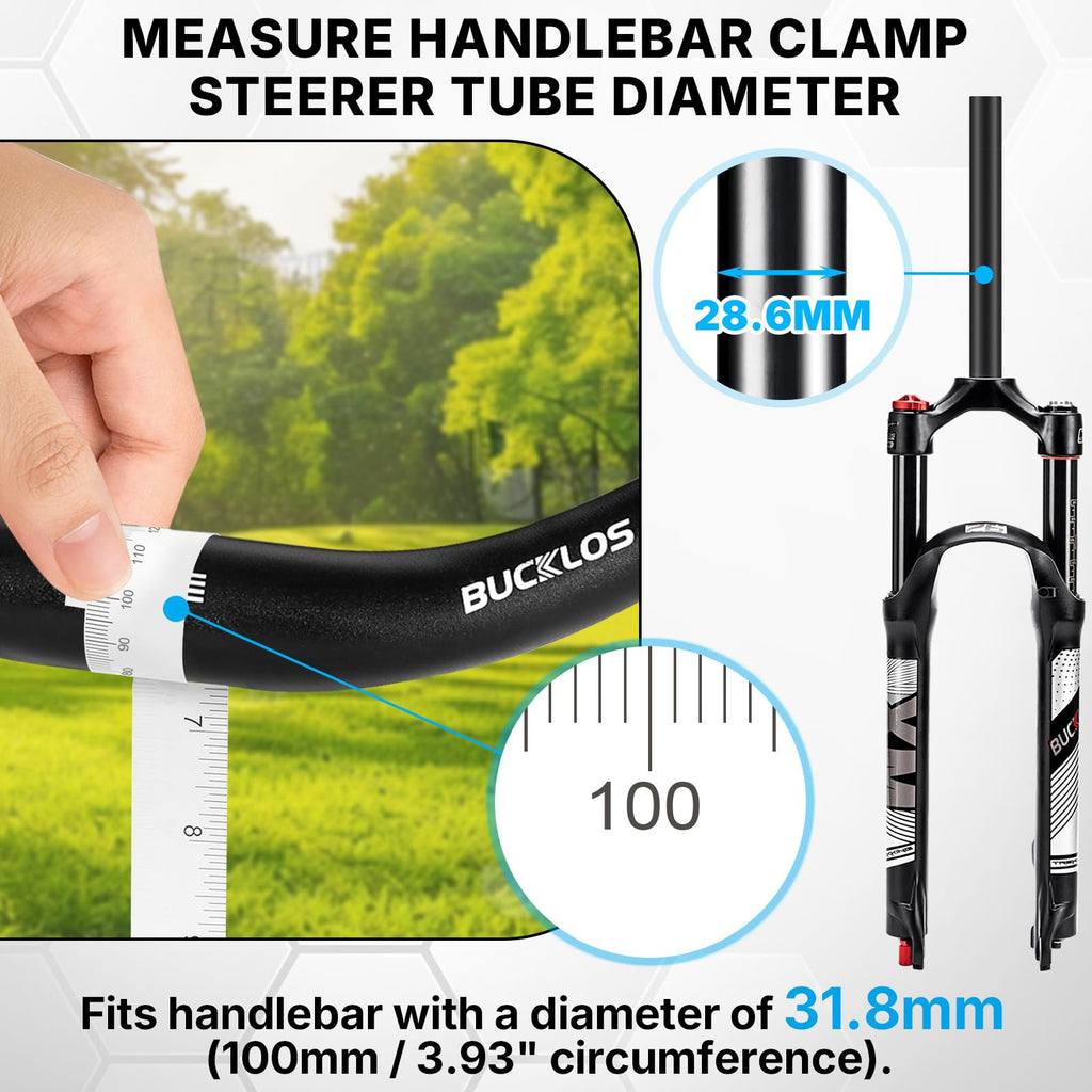 Adjustable Bike Stem Riser MTB for 25.4mm 31.8mm Handlebar Extender