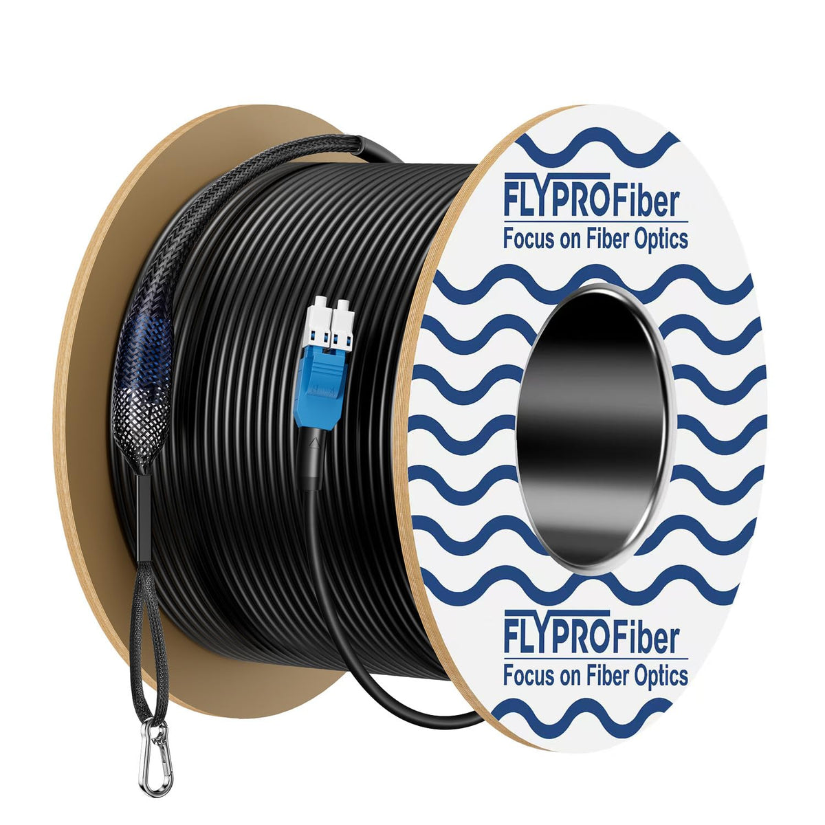 Outdoor Single Mode LC to LC Fiber Patch Cable 50M/164ft