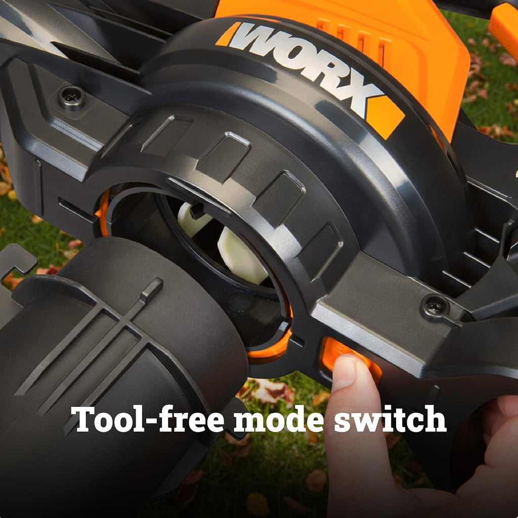Cordless Leaf Blower, 3 in 1 Blowers for Lawn Care with Leaf Vacuum & Leaf Mulcher, Electric Blower with Brushless