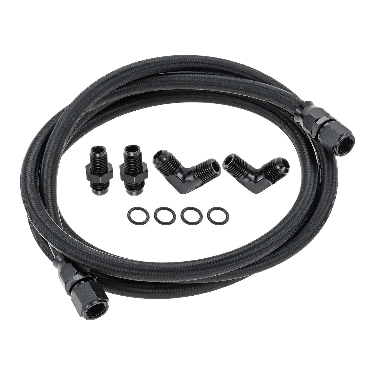 6AN Transmission Cooler Lines Compatible with 4L60 700R4 TH350 TH400