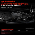 A-Premium Engine Air Filter Cleaner Box Housing Compatible with Hyundai