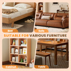Furniture Sliders for Carpet 8PCS, 3 1/2"
