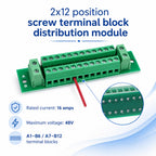 2x12 16amp Position Terminal Block Distribution Module
