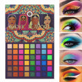 EXOTIC FLAVORS Neon Eyeshadow Makeup Palette - 48 Colorful High Pigmented - Rainbow Matte Shimmer Glitter Eye Shadow