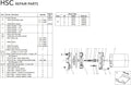 Goulds HSC15KIT Repair Rebuild Kit for HSC15
