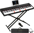Digital Piano 88 Key Semi Weighted Keyboard, Piano Keyboard 88 Key for Beginners with Lighted Up Keys, Portable