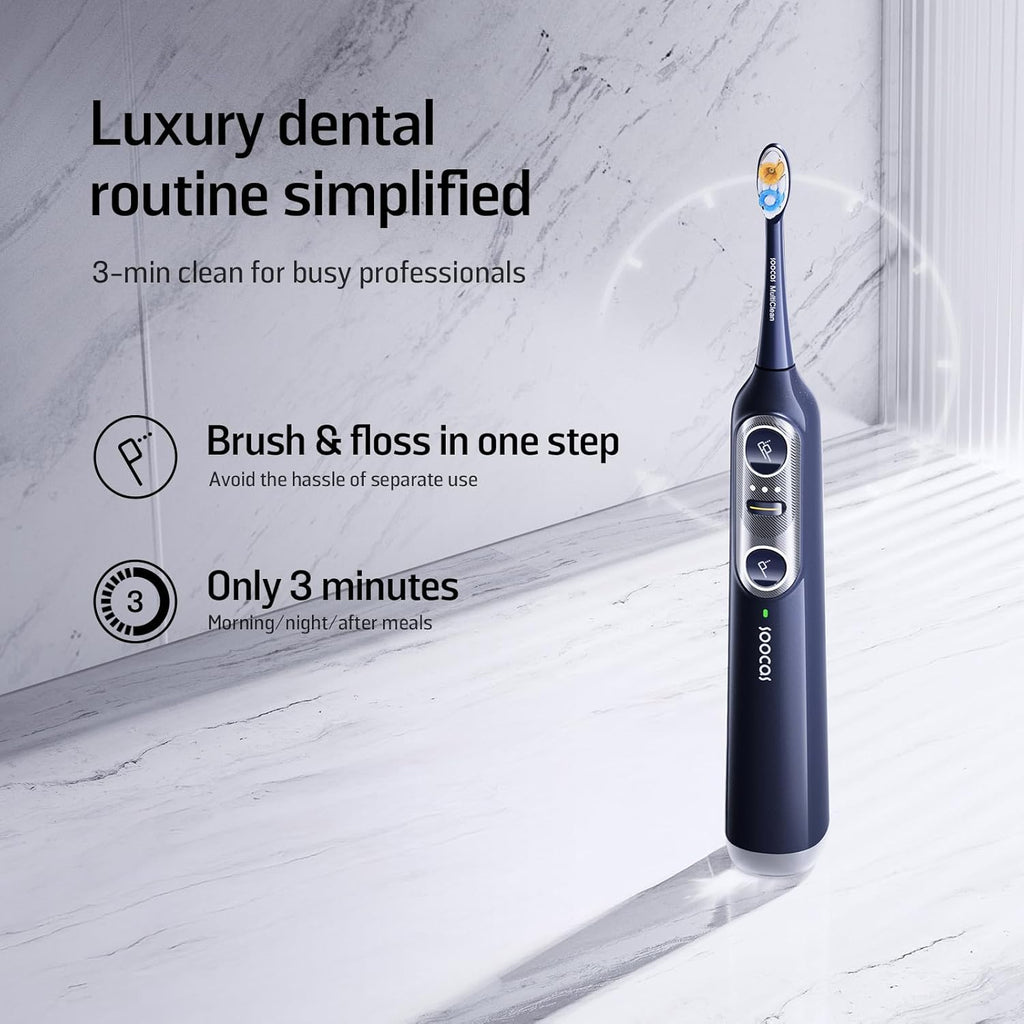 NEOS II - Electric Toothbrush with Water Flosser, Sonic Electric Toothbrush for Adults, Cordless Water Flosser for