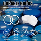 2 Inch Coarse Thread Drum Bung Caps, 10 Pack with Gaskets for Plastic Drums