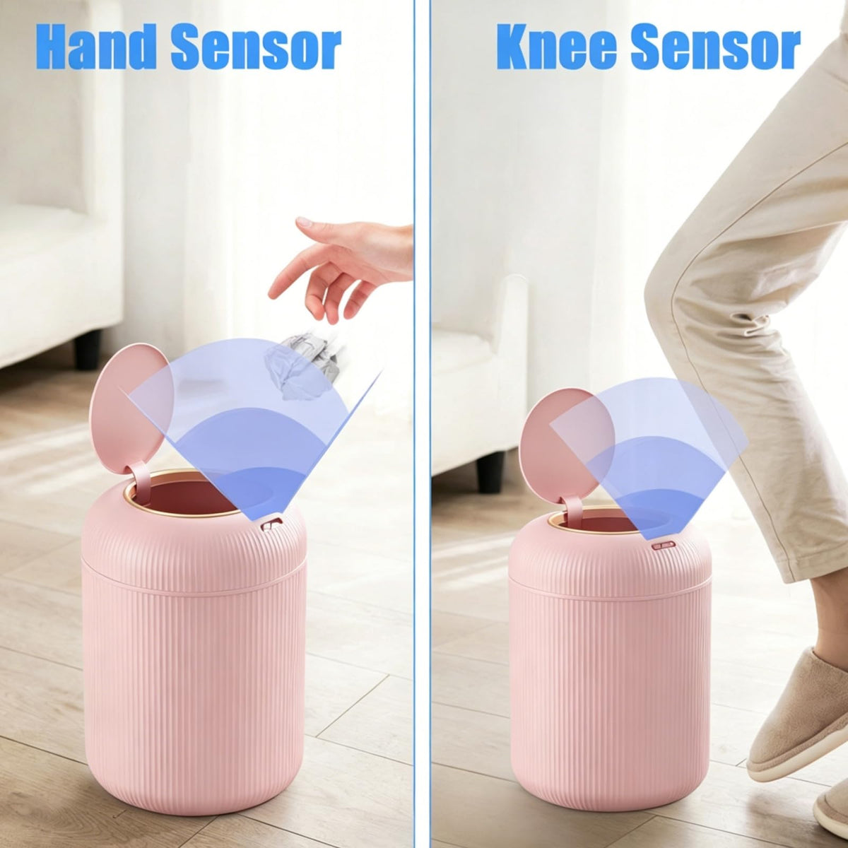 Automatic Bathroom Trash Can, Motion Sensor Trash Can Touchless