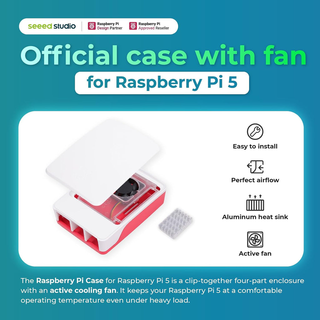 Raspberry Pi 5 Essentials Starter Kit PRO (128GB Edition) (8GB RAM) Micro SD Card Pre-Loaded 64-bit OS, Type-C Power Supply, Active Cooling Case for Edge AI, Docker & Pro Workstation