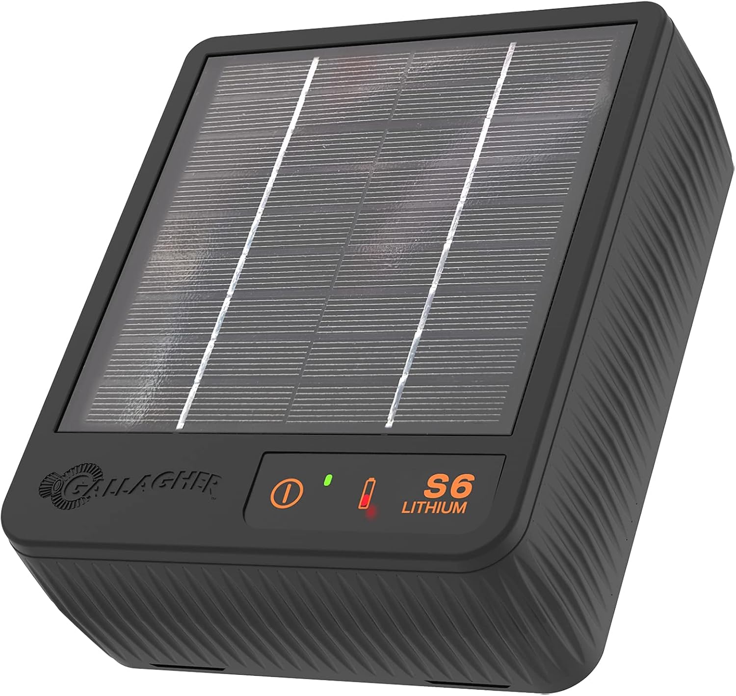 S6 Solar Electric Fence Charger | Solar Fence Energizer for Gardens, Chickens, Goats, and Pets | Solar-Powered Fence