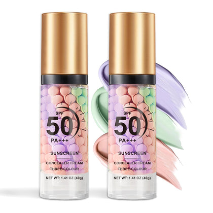 2PCS 3 in 1 Primer for Face Before Makeup, Color Correcting Serum