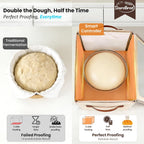 Extra Large Folding Bread Proofing Box, Dough Proofer 66-108°F Temp Control 1-48H Timer, Sourdough Starter Warmer
