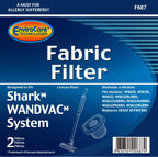 EnviroCare Replacement Vacuum Cleaner Filter Designed to fit Shark Wandvac Systems 2 Pack