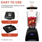 Blender Latching Bottle Lid for WildSide&FourSide Jars Lid for Blendtec Jar