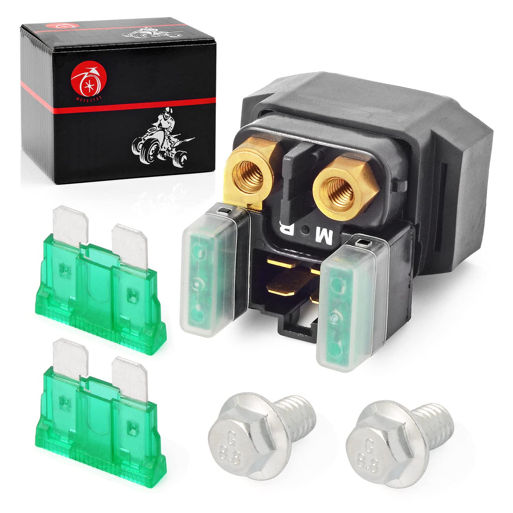 MOTO1988 Starter Solenoid Relay Compatible with Yamaha YZF-R1 YFZ450 FJR1300 XV1900 5JW-81940-02-00