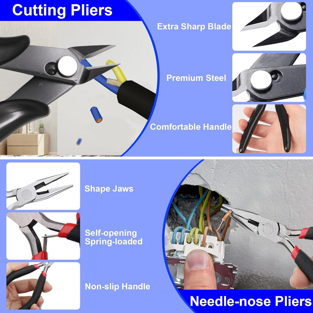 3D Printer Tool Kit, 105 Pcs 3D Printer Accessories Includes Deburring Tool, Removal Tools, Digital Caliper, Cutting