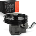 A-Premium Power Steering Pump, with Pulley Compatible with Ford