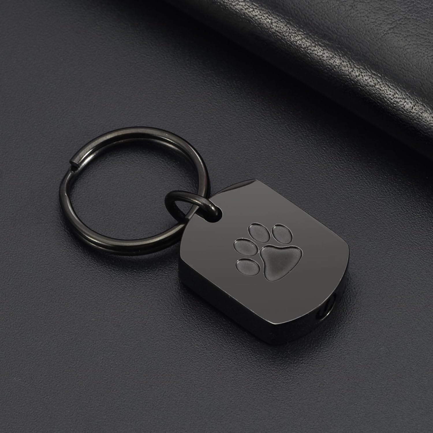 Pet Cremation Jewelry Dog Cat Paw Urn Keychain for Ashes for Women Men Memorial Keepsake Pendant