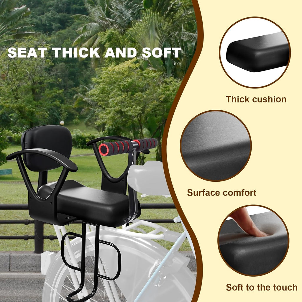 2026 Rear Child Bike Seat,Kids Seat for Adult Bike, Toddlers Rear Mount Bike seat Design for Children Aged 2 to 8