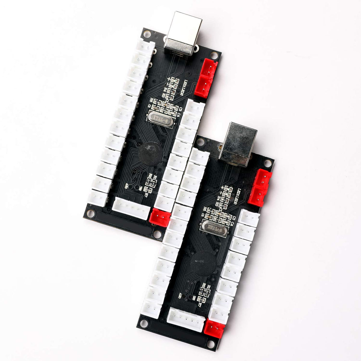 2-Player Zero delay USB Encoder to Arcade Joystick and Arcade Buttons, USB Joystick Encoder for PC, MAME, Windows and
