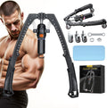 Twister Arm Trainer, 3 in 1 Hydraulic Power Chest Workout Equipment with Ab Roller Wheels and Hooks, Adjustable