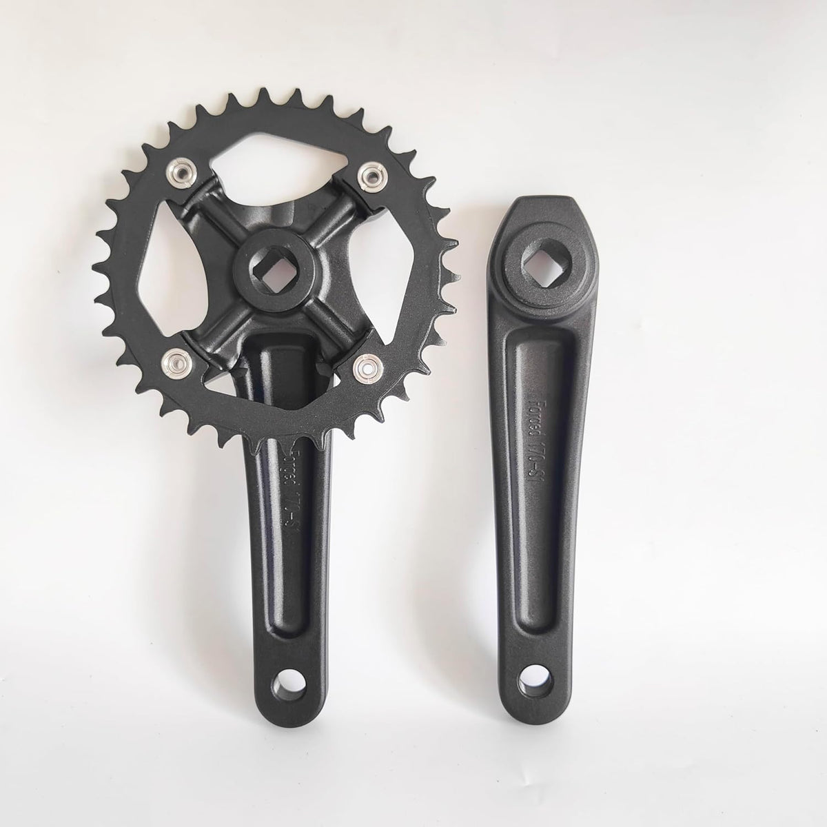 CNC 34T Single Speed Crankset 104BCD 170mm Aluminum