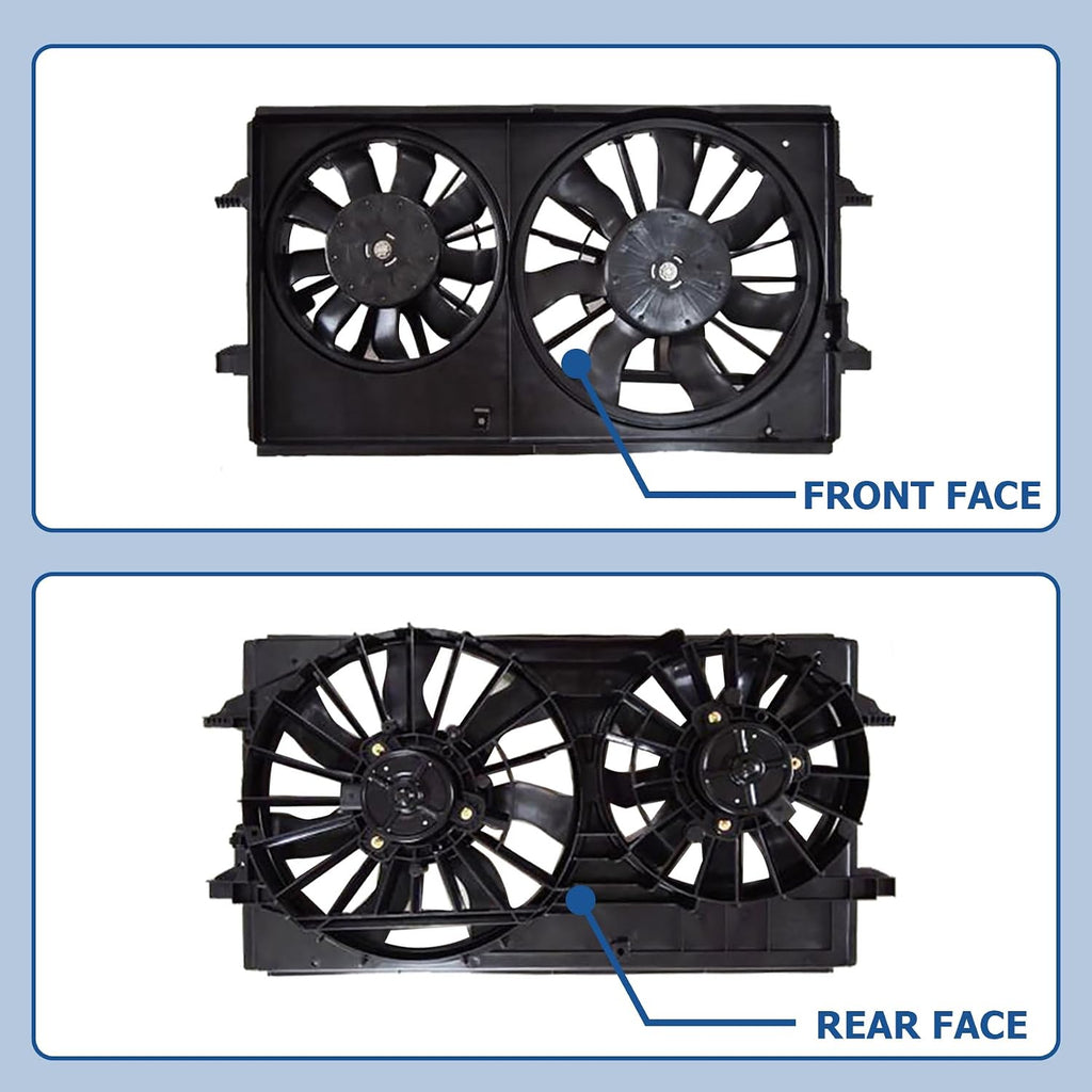 WFLNHB Radiator Cooling Fan Replacement for Pontiac G6 2005-2010 620610