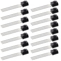 38kHz Infrared (IR) Receiver Sensor, Round Dot Long Range IR Receiver Head Compatible with CH0038K for Remote Control Projects