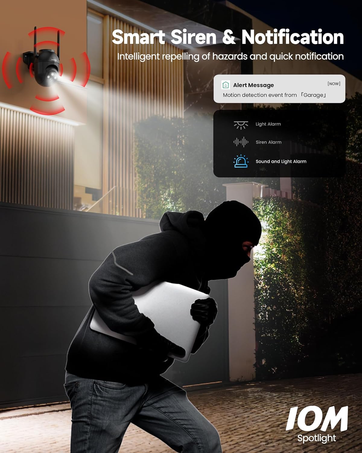 3MP Security Camera Outdoor Wired: Camera for Home Security Outdoor 2.4G/5G WiFi Homekit Dome Surveillance Video Cam