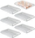 6-Pack 1/2 Size 18''x13'' Sheet Pan with Cover