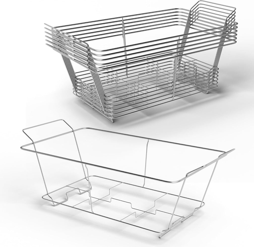 Chafing Wire Racks, Durable Steel Chafing Racks for Buffet - 6 Pack