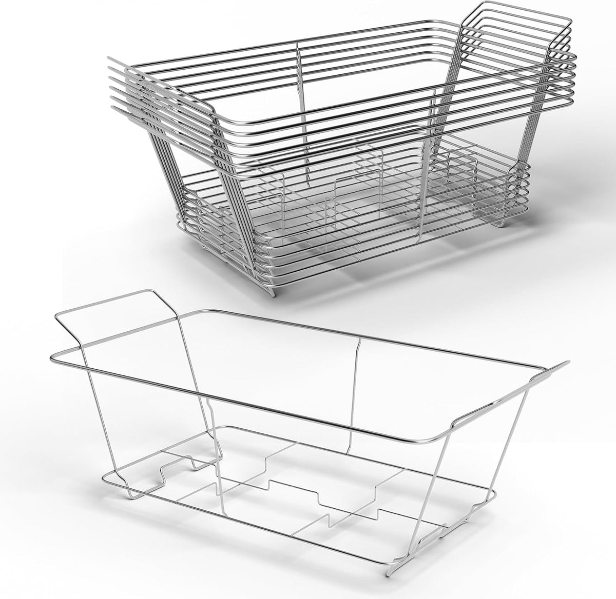 Chafing Wire Racks, Durable Steel Chafing Racks for Buffet - 6 Pack