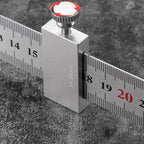 Ruler Stops Fences 20mm Ruler Block with Clear Scale for Accurate Readings in Professional Setting Long Terms Stability Precise Measuring Tool
