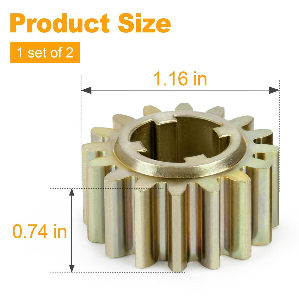 2-Pack 16 Tooth Spur Gear Compatible with Lippert 238893